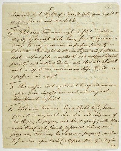 The Bill of Rights, copy signed at Federal Hall, 1789 by American School